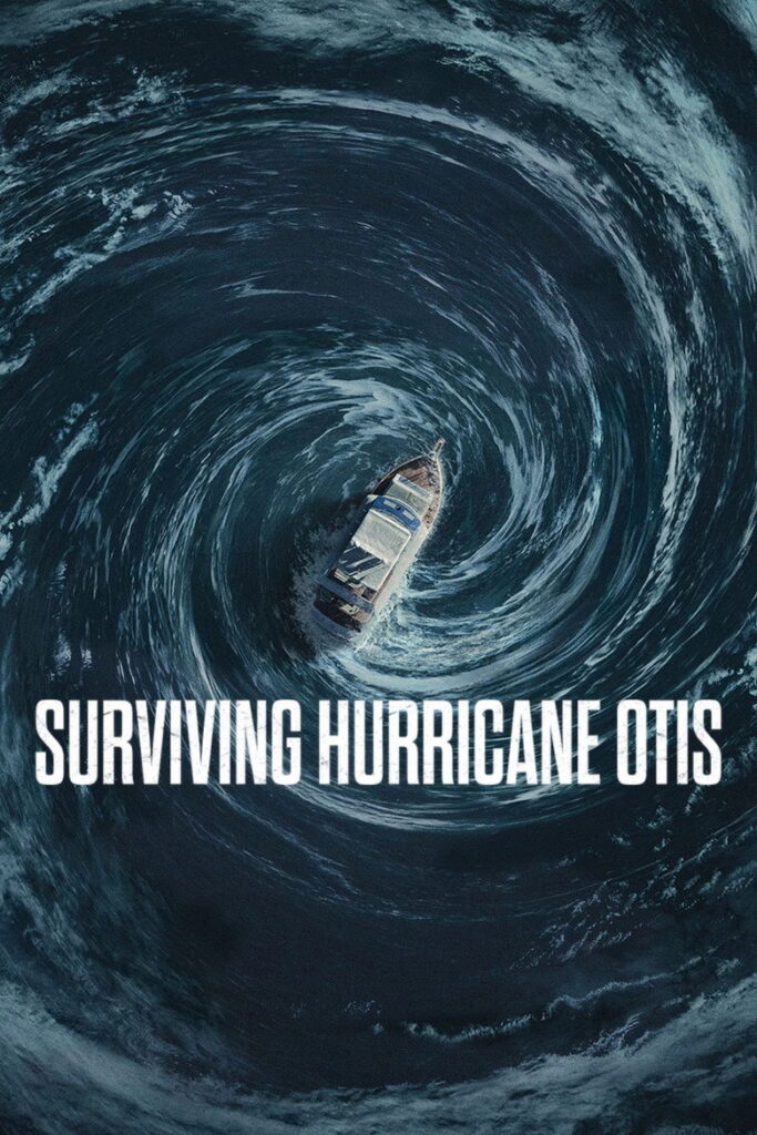 A boat caught in a whirlpool with